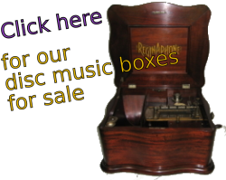 Our disc music boxes for sale