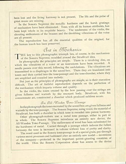 next page of the Sonora Supreme catalog