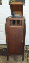 an image of Edison Amberola 30 in custom cabinet