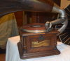 a third thumbnail of Columbia Graphophone Type BI With Wooden Horn for sale