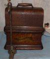 a second thumbnail of Columbia AZ With Red Morning Glory Horn for sale