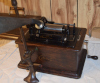a third thumbnail of Edison Standard Phonograph with morning glory horn for sale