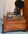 an image of French "Reversible" Cylinder Phonograph