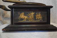 a seventh thumbnail of European disc phonograph with frieze