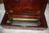 a third thumbnail of Early lever wind Swiss cylinder music box