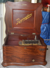 an image of 15.5 inch Reginaphone Short Bedplate Music Box